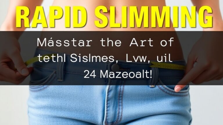 Master the Art of Rapid Slimming: Proven Secrets on How to Lose Weight Fast in 2 Weeks