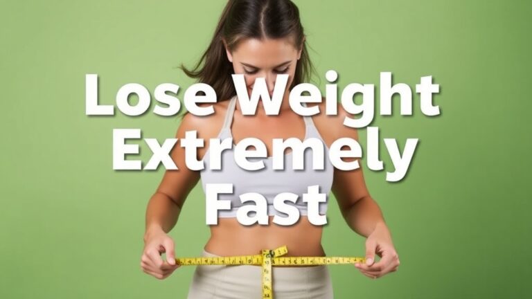 Discover the Secrets Behind How to Lose Weight Extremely Fast and Transform Your Life Today!