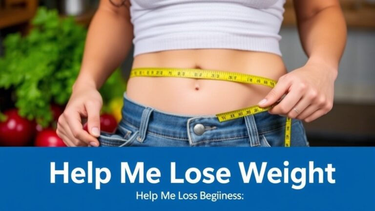 Help Me Lose Weight: Discover the Hidden Strategies for Lasting Results and a Healthier Lifestyle