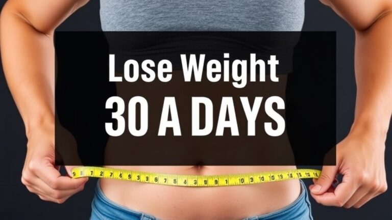 Transform Your Body in Just 30 Days: Expert Tips on How Do I Lose Weight in a Month