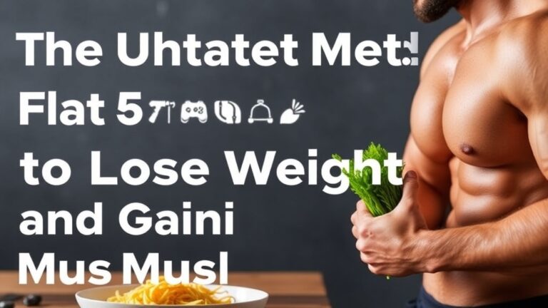 Elevate Your Fitness Journey with the Ultimate Meal Plan to Lose Weight and Gain Muscle