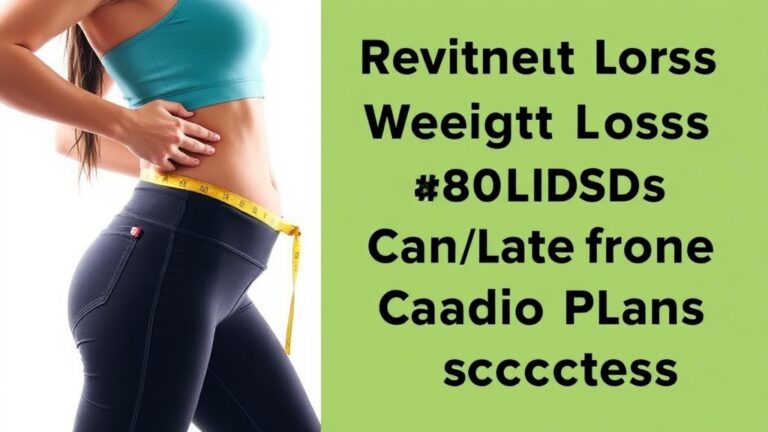 Revitalize Your Weight Loss Journey with an Effective Cardio Plan for Lasting Success