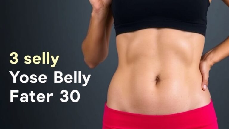 Sculpt Your Core: Discover the 3 Best Exercises to Lose Belly Fat After 50
