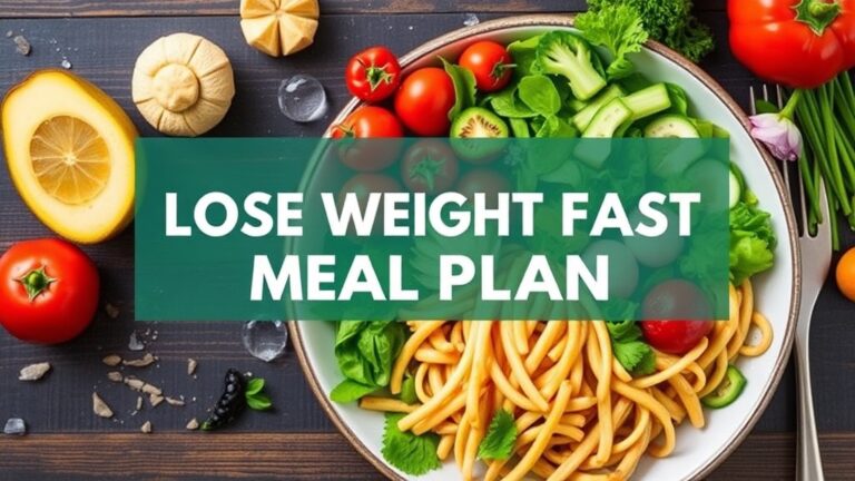 Unlock Rapid Results: The Ultimate Lose Weight Fast Meal Plan for Busy Lives
