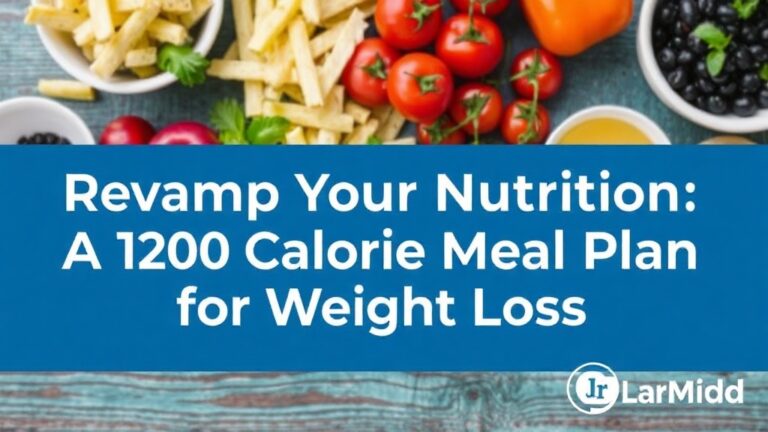 Revamp Your Nutrition: A 1200 Calorie Meal Plan for Weight Loss That Fits Your Lifestyle