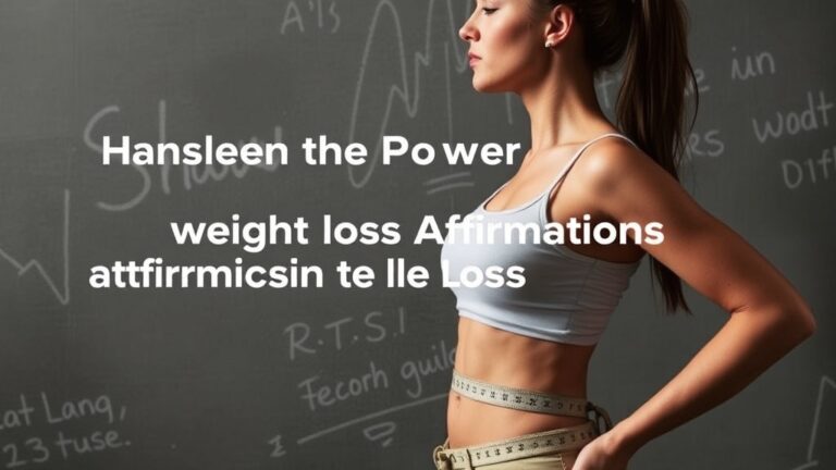 Harness the Power of Positive Thinking: Unlock Your Potential with Weight Loss Affirmations for Lasting Change