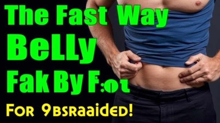 Unlocking the Secrets: The Fastest Way to Lose Belly Fat for Men Revealed!