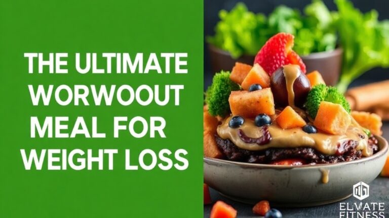 Elevate Your Fitness: The Ultimate After Workout Meal for Weight Loss That Fuels Recovery and Burns Fat