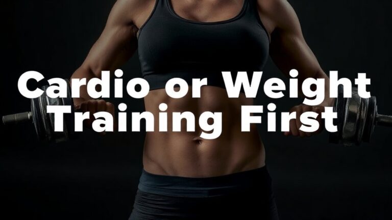 Cardio or Weight Training First for Weight Loss: The Game-Changer Your Fitness Routine Needs!