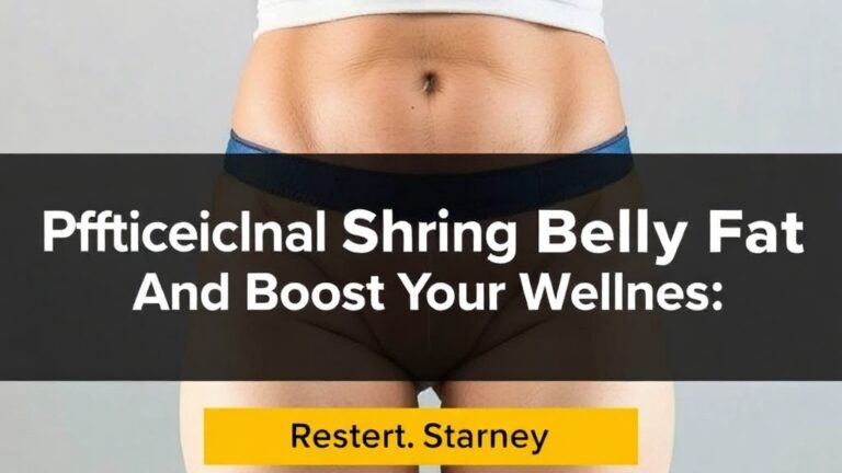 Unlock Your Confidence: Proven Strategies to Effectively Shrink Belly Fat and Boost Your Wellness
