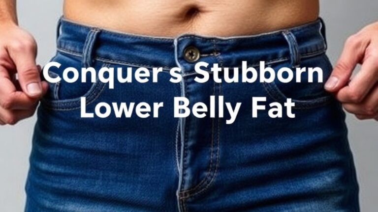 Conquer Stubborn Lower Belly Fat: Transform Your Body and Boost Confidence with These Proven Strategies