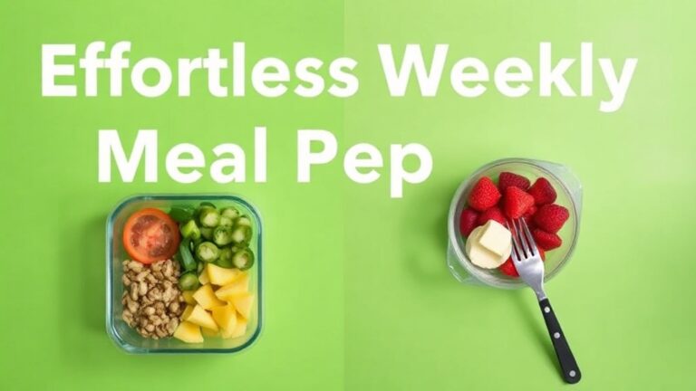 Effortless Weekly Meal Prep for Weight Loss: Streamline Your Path to a Fitter You