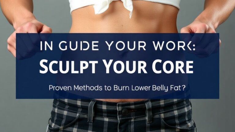 Sculpt Your Core: Proven Methods to Burn Lower Belly Fat Effectively