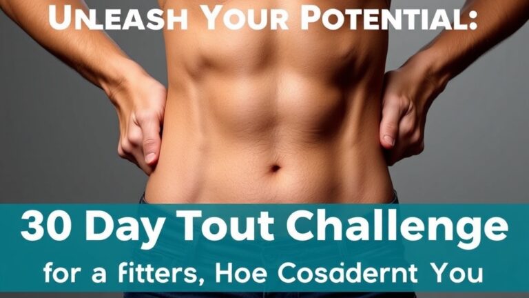 Unleash Your Potential: Conquer the 30 Day Belly Fat Challenge for a Fitter, More Confident You